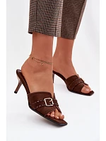 Dámske sandále 9764 brown - Sweet Shoes