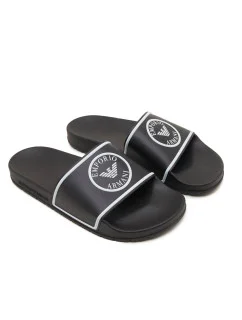 Pánske nazúvaky XJPM14 XN870 A120 čiernobiele - Emporio Armani