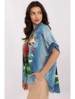 Košeľa s dlhým rukávom model 210971 Taliansko Moda