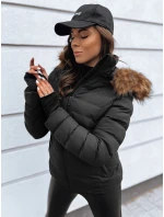 Dámska prešívaná zimná bunda VERSES black FashionStreet TY4040