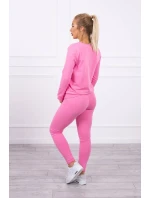 Svetloružová tepláková súprava