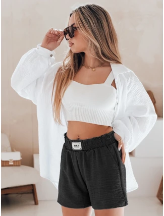 Dámske šortky OWN STYLE black FashionStreet SY0451 Dámske šortky OWN STYLE black FashionStreet SY0451