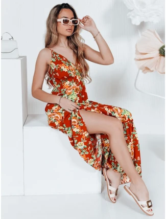 MISSBLOSSY oranžové maxi šaty FashionStreet EY2620 MISSBLOSSY oranžové maxi šaty FashionStreet EY2620