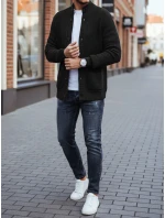Pánsky sveter čierny FashionStreet WX2347 Pánsky sveter čierny FashionStreet WX2347