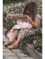 Dziecięce Sandały Na Rzep Z Frędzelkami Brązowe Missy