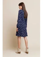 Dámske šaty Wendy Tmavomodrá vzor - Benedict Harper