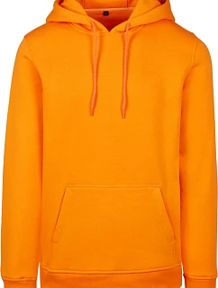 Build your Brand BY 011 Mikina s kapucňou z hrubej bavlny 56.0011 paradise orange