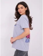 Tričko D12022AH02645Y svetlo fialové