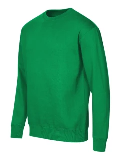 Posádková mikina unisex stredne zelená