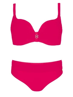 Dámske dvojdielne plavky S940V1CU4 Alcudia 4 tmavo ružová - Self