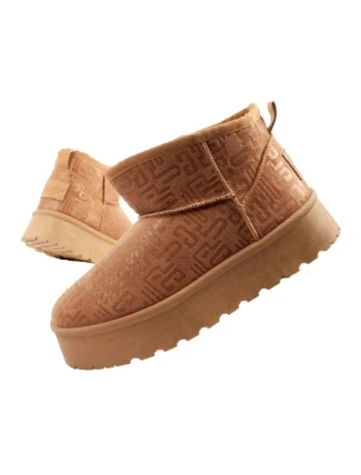 Lee Cooper snehové topánky ženy zimné módne kožušiny zateplené topánky hnedé ženy