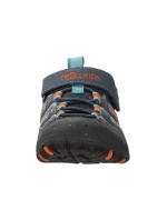 Trollkids Kids Sandefjord Sandal XT dark navy/dusky turquoise/glow orange (668-110) detské športové sandále pre chlapcov/dievčatá