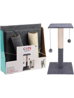 ŠKRABACÍ STROM PRE MAČKY 59CM 2 LOPTIČKY
