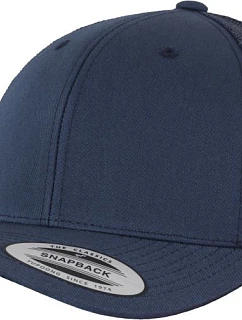 Flexfit 6606/6606T 6-panelová vintage čiapka „Trucker“ 55.6606 tmavomodrá
