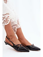 Dámske sandále s remienkami z imitácie kože Black Glamira Dámske sandále s remienkami z imitácie kože Black Glamira