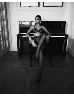 Dámsky sexy set Nightly Blue 3-PCS SET dark blue - Obsessive