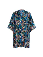 Plážové šaty Anita Manihi 8674 Lagoon: Tropická elegancia s leopardím šarmom