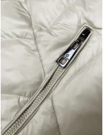 Dámska prechodná bunda (LU-2201) ecru - Glakate Dámska prechodná bunda (LU-2201) ecru - Glakate