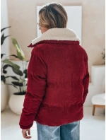 Dámska manšestrová bunda TRENDYGLAM bordová FashionStreet TY4942