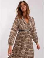 Šaty DHJ SK 10536N 5.03P čierna a béžová Šaty DHJ SK 10536N 5.03P čierna a béžová