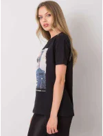 Tričko HB TS 3053.69P čierna Tričko HB TS 3053.69P čierna
