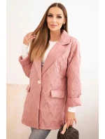 Dámska bunda nadmernej veľkosti 5663 Quilted - Kesi