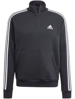 Mikina adidas Essentials Fleece s tromi pruhmi 1/4-Zip M HZ6235