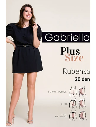 RUBENSA 5-SHORT pančuchy XXL RUBENSA 5-SHORT pančuchy XXL