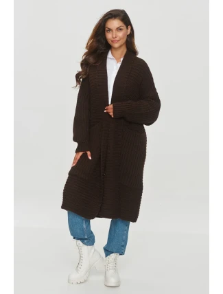 Sveter na gombíky model 201792 Makadamia