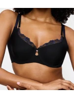 Dámska podprsenka Wild Gardenia Florale W01 - BLACK - čierna 0004 TRIUMPH