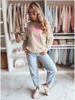 Dámska oversize mikina SOFTTIE cappuccion FashionStreet BY1357
