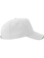 Atlantis Headwear Recy Five Italia 5-panelová čiapka 33.0281 biela Atlantis Headwear Recy Five Italia 5-panelová čiapka 33.0281 biela