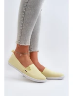 Dámske slip-on tenisky žlté Adrancia Dámske slip-on tenisky žlté Adrancia
