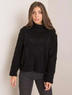 Dámsky sveter EM SW PL5296 99 čierny