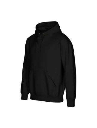 Unisex mikina s kapucňou Cloud (GOTS) (čierna)