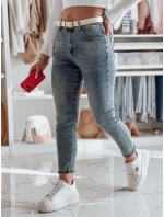 Dámske džínsové nohavice regular fit LOVANCIO blue FashionStreet UY2456 Dámske džínsové nohavice regular fit LOVANCIO blue FashionStreet UY2456