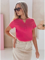 Dámska bavlnená pruhovaná blúzka KISS LOOK, ružová, FashionStreet RY2832 Dámska bavlnená pruhovaná blúzka KISS LOOK, ružová, FashionStreet RY2832