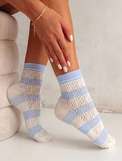 Milena ponožky 0989-003 Pruhovaný vzor 37-41