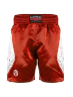 MASTERS SBOX-MFE boxerské šortky červené XS
