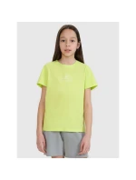 Dievčenské tričko s potlačou 4F 4FJWSS25TTSHF1871-45S