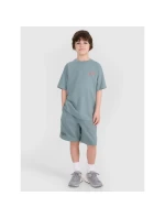 Chlapčenské tričko oversize s potlačou 4F 4FJWSS25TTSHM1914-46S