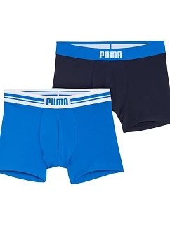 Pánske boxerky Puma Everyday Placed Logo, balenie po 2 kusoch, modré, tmavomodré 938476 03