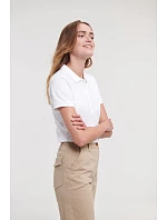 Russell Athletic 566F Dámske elastické polo tričko z piké 10.566F fuchsiová Russell Athletic 566F Dámske elastické polo tričko z piké 10.566F fuchsiová