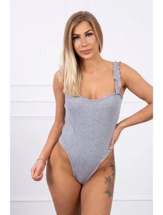 Body bez ramienok šedej Body bez ramienok šedej