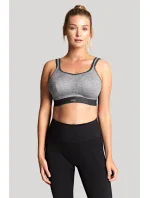 Športová podprsenka 7341B Non Wired Bra charcoal marl grey - Panache