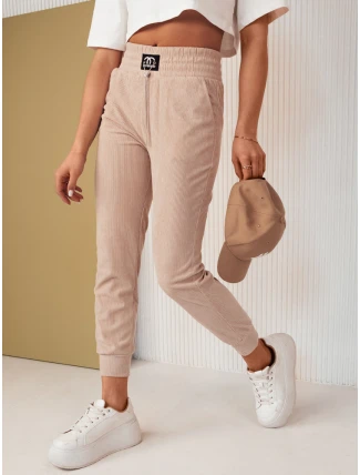 Dámske tepláky DERCY beige FashionStreet UY2043