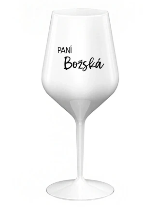 Lady of God - biely nerozbitný pohár na víno 470 ml