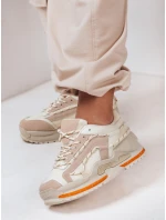 Dámske tenisky na platforme STREETLY beige FashionStreet ZY0596