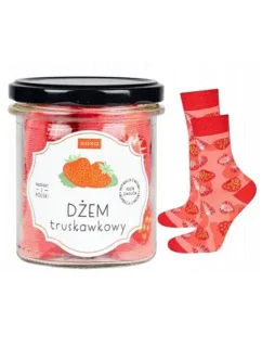 PONOŽKY V POHÁRI - JAHODOVÝ DŽEM