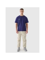 Oversize jednofarebné unisex tričko 4F 4FRAW24TTSHU2672-31S